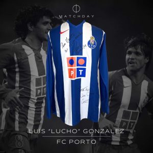 Lucho Gonzalez - Match worn & signed - Porto FC vs SC Braga - Primeira Liga 2006