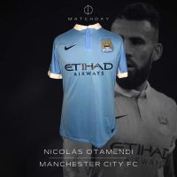 Nicolas Otamendi – Match worn – Manchester United vs Manchester City – Premier Ligue 2015 - Image 2