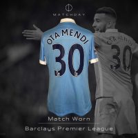 Nicolas Otamendi – Match worn – Manchester United vs Manchester City – Premier Ligue 2015 - Image 3