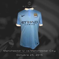 Nicolas Otamendi – Match worn – Manchester United vs Manchester City – Premier Ligue 2015 - Image 4