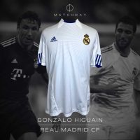 Gonzalo Higuain – Match worn – Bayern Munich vs Real Madrid – Franz Beckenbauer Farewell Match 2010 - Imagen 2