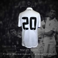 Gonzalo Higuain – Match worn – Bayern Munich vs Real Madrid – Franz Beckenbauer Farewell Match 2010 - Imagen 3