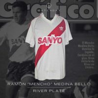 Ramón Ismael “Mencho” Medina Bello – Match worn – PHOTOMATCH – River Plate – Torneo Apertura 1993 - Imagen 2