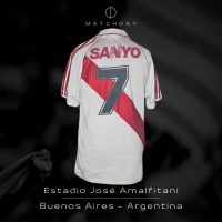 Ramón Ismael “Mencho” Medina Bello – Match worn – PHOTOMATCH – River Plate – Torneo Apertura 1993 - Imagen 5