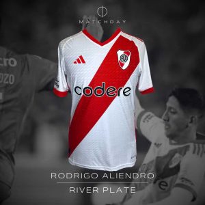 Rodrigo Aliendro - Match worn UNWASHED & PHOTOMATCH - River Plate vs Tigre - Torneo Liga Profesional Argentina 2024