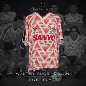 Walter Silvani - Match worn 2nd Half - River Plate vs Racing Club - Copa de Oro 1995