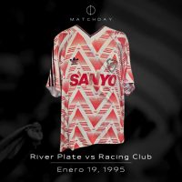 Walter Silvani – Match worn 2nd Half – River Plate vs Racing Club – Copa de Oro 1995 - Imagen 4