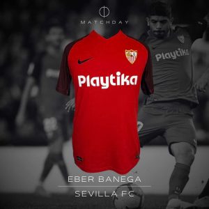 Ever Banega - Match worn - Valencia CF vs Sevilla FC - LaLiga  2018