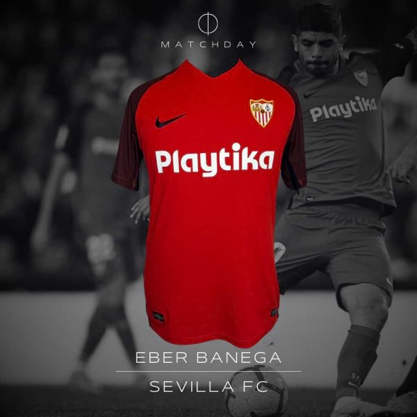 Ever Banega – Match worn – Valencia CF vs Sevilla FC – LaLiga  2018