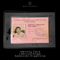 Carnet de Jugador Jules Rimet Cup Sweden 1958 – Angel Labruna - Imagen 2
