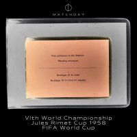 Carnet de Jugador Jules Rimet Cup Sweden 1958 – Angel Labruna - Imagen 3