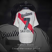 Javier Saviola – Match worn – PHOTOMATCHED – River Plate vs Vasco Da Gama – Copa Mercosur 2000 - Image 3