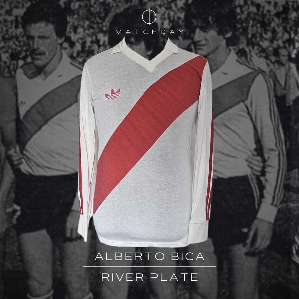 Alberto Bica – River Plate – Campeonate Nacional 1982/83 – Match Worn