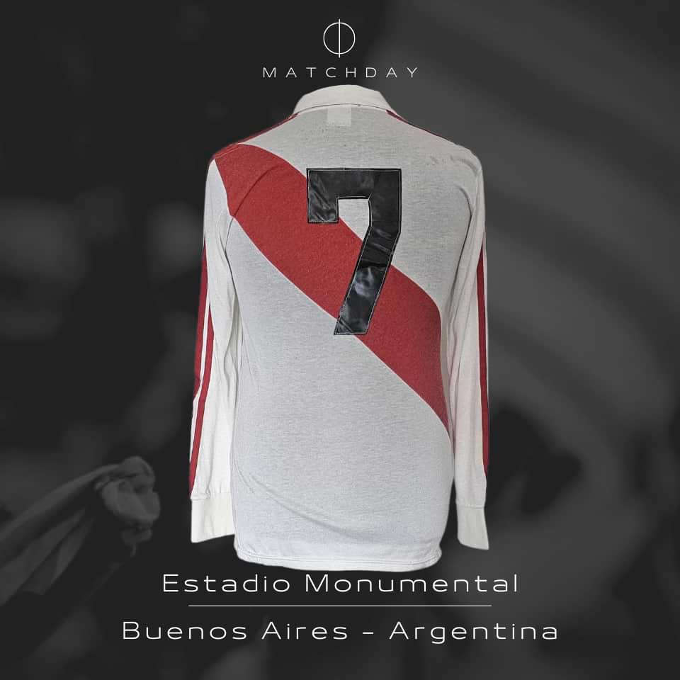 Alberto Bica – River Plate – Campeonate Nacional 1982/83 – Match Worn - Image 5