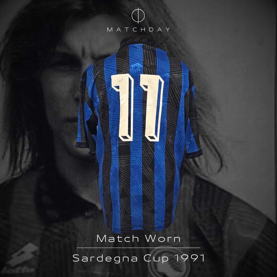 Claudio Caniggia – Atalanta – Sardegna Cup 1991 – Match Worn - Image 3