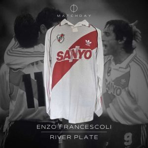 Enzo Francescoli - River Plate - Match worn shirt - Torneo Apertura 1995