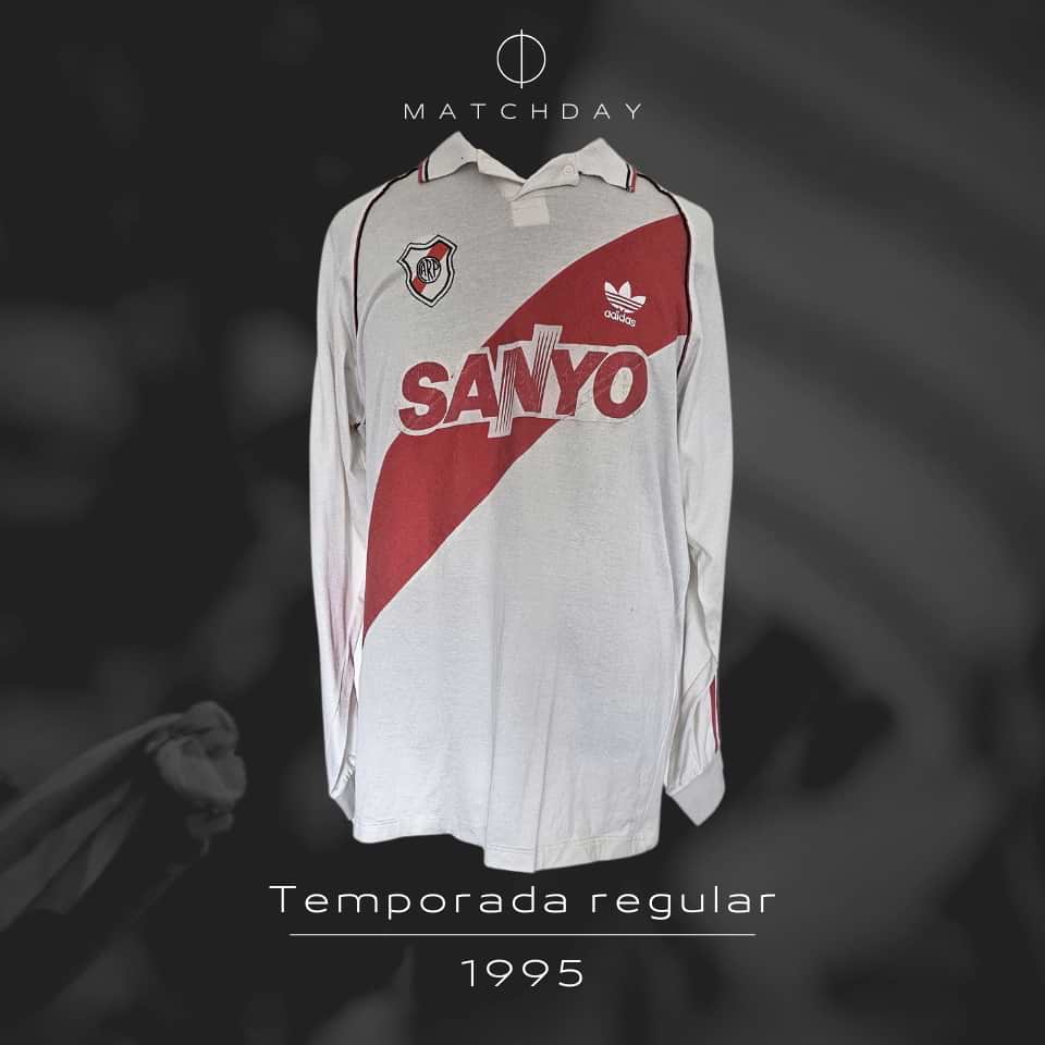 Enzo Francescoli – River Plate – Match worn shirt – Torneo Apertura 1995 - Image 4