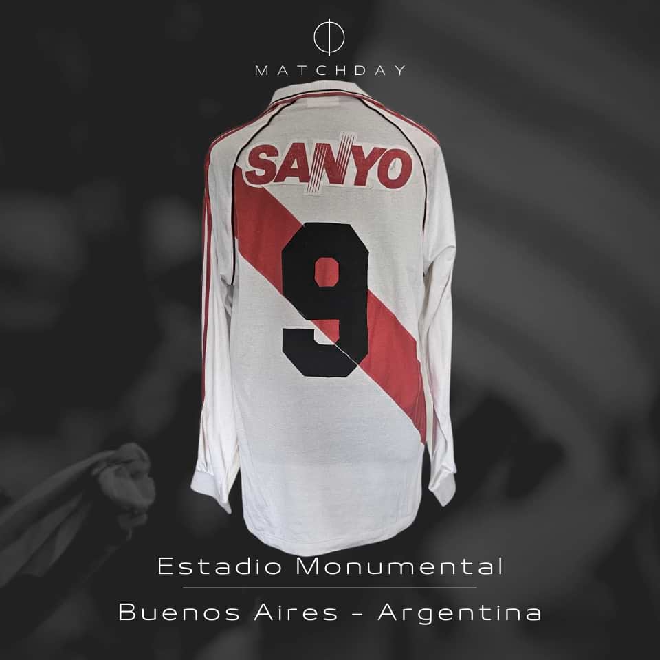 Enzo Francescoli – River Plate – Match worn shirt – Torneo Apertura 1995 - Image 5