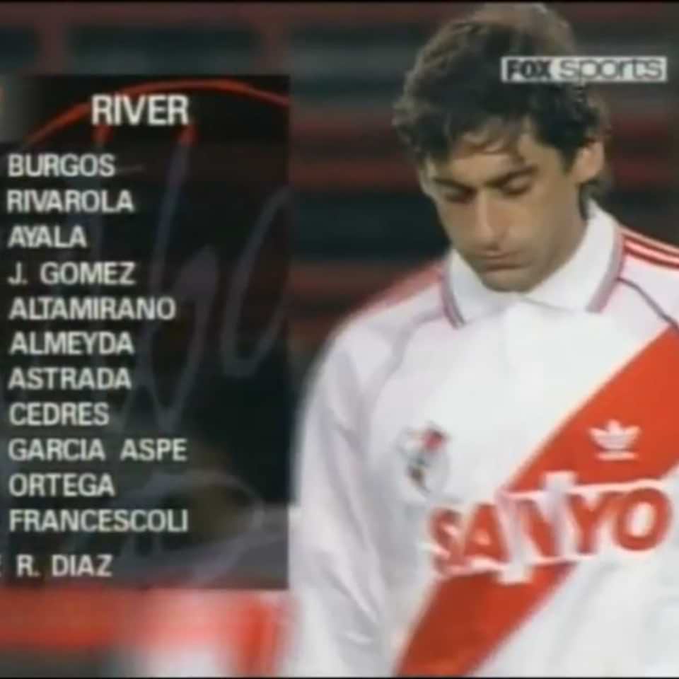 Enzo Francescoli – River Plate – Match worn shirt – Torneo Apertura 1995 - Image 18