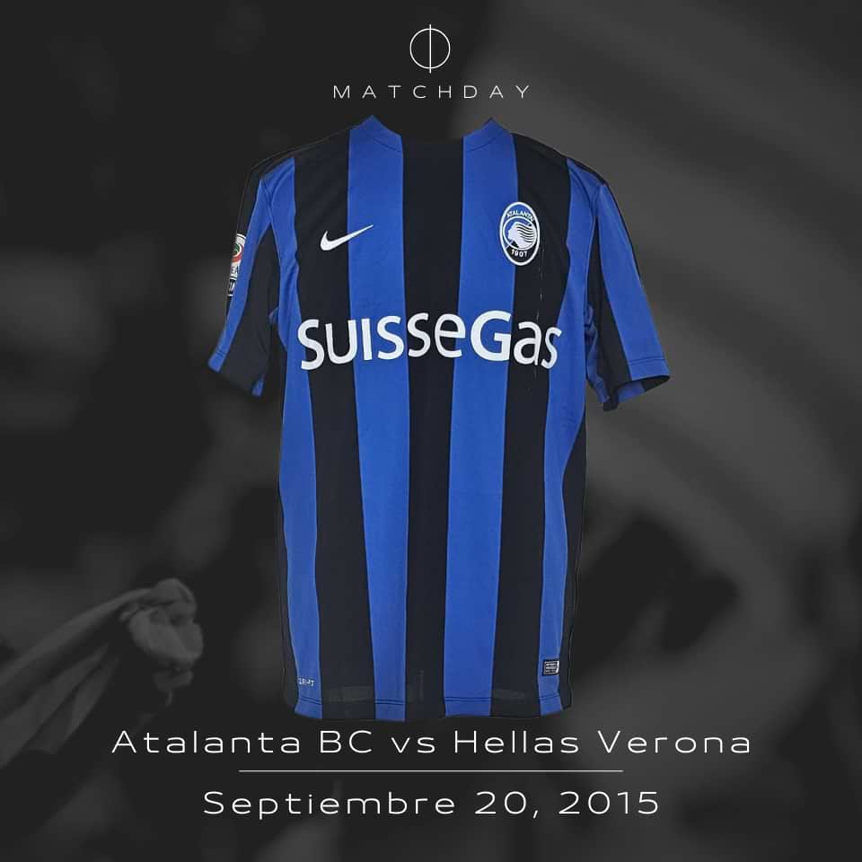 Alejandro “Papu” Gomez – Atalanta – Serie A 2015/16 – Match Worn - Imagen 4
