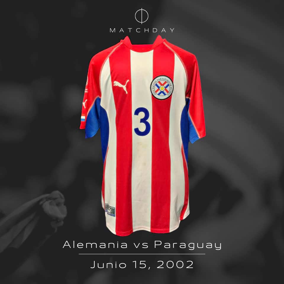 Pedro Sarabia – Paraguay National Team – World Cup 2002 Korea Japan – Match worn in bench – Photo proof - Imagen 4