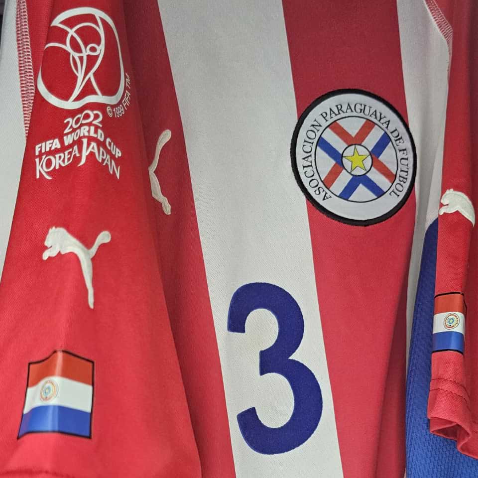 Pedro Sarabia – Paraguay National Team – World Cup 2002 Korea Japan – Match worn in bench – Photo proof - Imagen 6