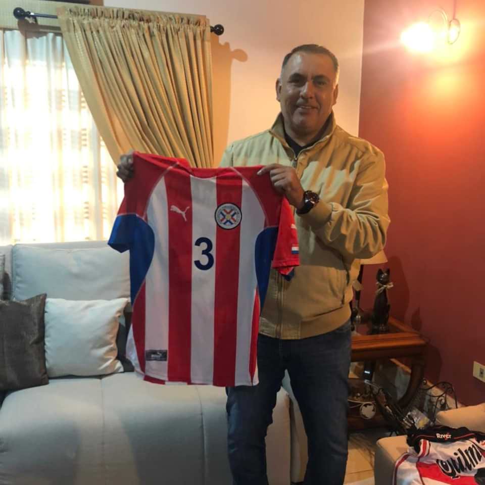 Pedro Sarabia – Paraguay National Team – World Cup 2002 Korea Japan – Match worn in bench – Photo proof - Imagen 15