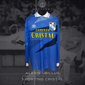 Alexis Ubillús - Sporting Cristal - Copa Libertadores 1996 - Match worn in bench