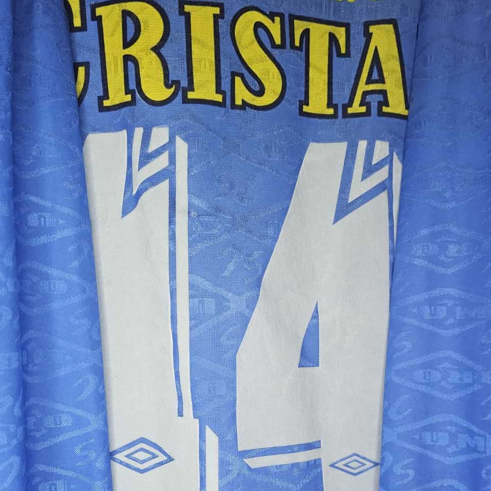 Alexis Ubillús – Sporting Cristal – Copa Libertadores 1996 – Match worn in bench - Imagen 7