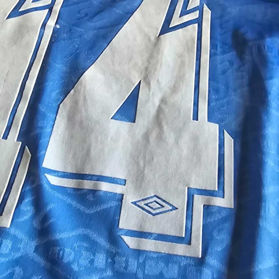 Alexis Ubillús – Sporting Cristal – Copa Libertadores 1996 – Match worn in bench - Imagen 12