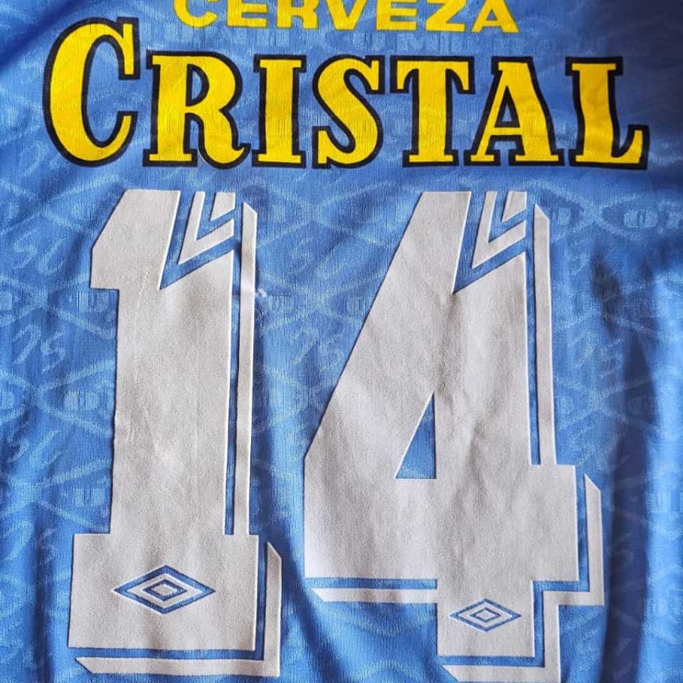Alexis Ubillús – Sporting Cristal – Copa Libertadores 1996 – Match worn in bench - Imagen 16