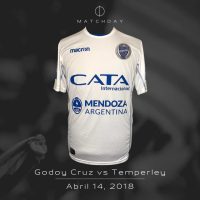 Luciano Abecasis – Godoy Cruz – Campeonato Primera División 2018 – MATCH WORN - Image 4