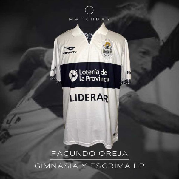 Facundo Oreja – Gimnasia Esgrima La Plata – Temporada 2018 – Utilería
