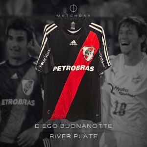 Diego Buonanotte - River Plate - Carlsberg Cup 2009 - Match Worn
