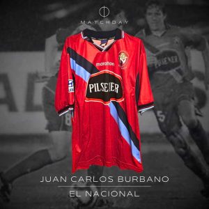 Juan Carlos Burbano - El Nacional 2002 - Match Worn