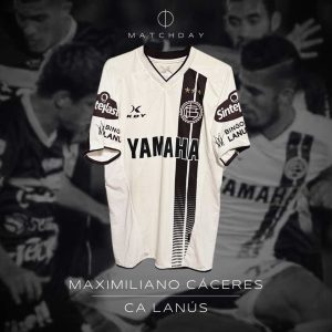 Maximiliano Cáceres - Lanús 2015 - Match Worn in bench