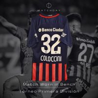 Fabricio Coloccini – San Lorenzo – Torneo Primera División 2017 – Match Worn in bench - Image 3