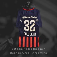 Fabricio Coloccini – San Lorenzo – Torneo Primera División 2017 – Match Worn in bench - Image 5