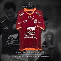 Matías Córdoba – Club Deportes la Serena – Torneo Clausura 2012 – Match Worn - Image 2