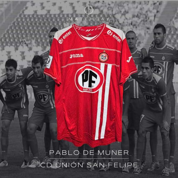 Pablo de Muner – Club Deportivo Unión San Felipe 2012 – Match Worn