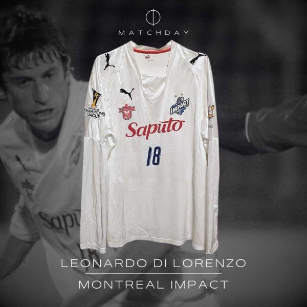 Leonardo Di Lorenzo – Montreal Impact – CONCACAF Champions League 2008 – Match Worn