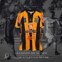 Leandro De Muner – Club Mitre 2018 – Match Worn - Imagen 2