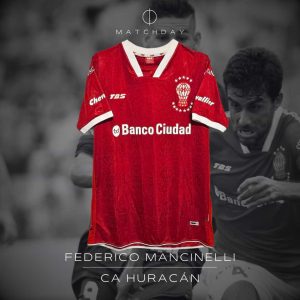 Federico Mancinelli - Huracán - SAF 2018 - Match Worn in bench