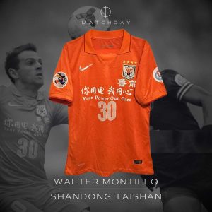 Walter Montillo - Shandong Taishan 2014 - Match Worn