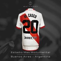 Milton Casco – River Plate – Copa de La Liga 2024 – MATCH WORN UNWASHED JERSEY - Image 5