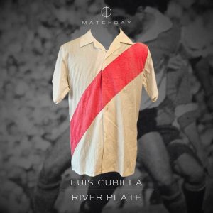 Luis Cubilla - River Plate - Copa Libertadores 1966 - MATCH WORN JERSEY