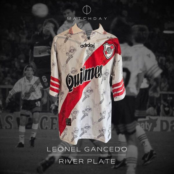 Leonel Gancedo – River Plate – Clausura 1997 – MATCH WORN JERSEY