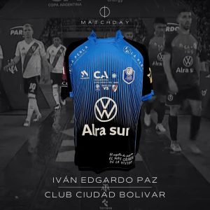 Iván Edgardo Paz - Club Ciudad Bolivar - Copa Argentina 2025 - Utilería