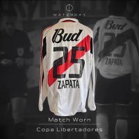 Victor Zapata – River Plate – Copa Libertadores 2005 – MATCH WORN JERSEY - Image 3