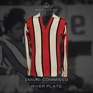 Emilio "Nene" Commisso - River Plate - MATCH WORN JERSEY 1975/1981